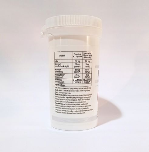 Witamina A D E K K2 mk7 - ADEK 120 kapsułek na Arena.pl