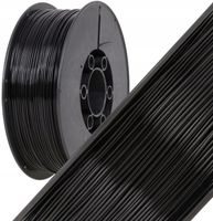 Filament Plastspaw PET-G Black Czarny 1kg 1,75mm plastik do drukarki 3D AMS