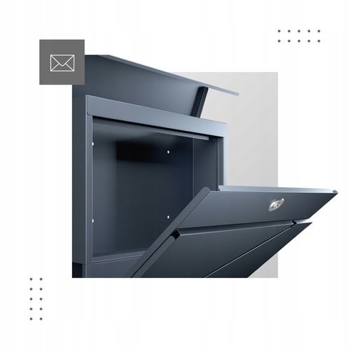 Skrzynka na listy pocztowa Mark Adler Post 3.0 Antracyt na Arena.pl