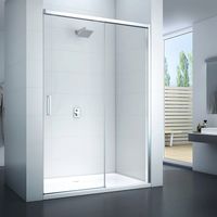 Drzwi prysznicowe przesuwne cichy domyk MSV250 SWISS MEYER 140 cm