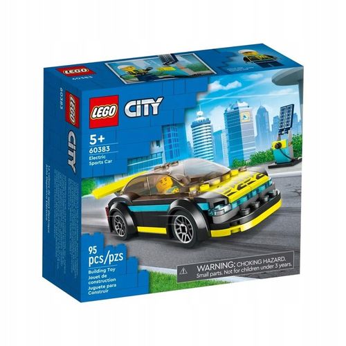 LEGO CITY 5+ AUTO ELEKTRYCZNY SAMOCHÓD SPORTOWY 60383 na Arena.pl