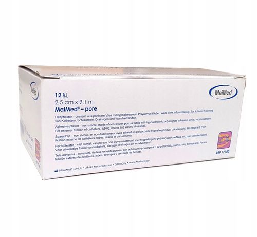 PRZYLEPIEC WŁÓKNINOWY HYPOALERGICZNY 2,5cmx9,1m na Arena.pl