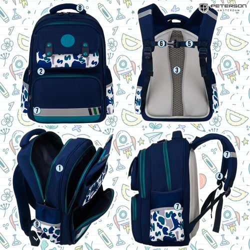 plecak ptn ps2-6067 blue-green na Arena.pl