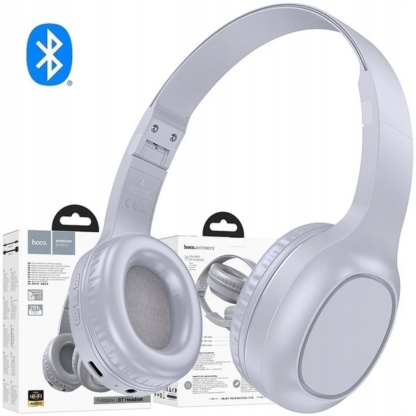 Słuchawki bezprzewodowe nauszne Bluetooth 5.3 20h 180h Typ Typu C USB-C zdjęcie 1