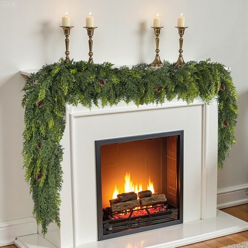 DIY WIENIEC ŚWIĄTECZNY 180CM Z SZYSZEK WIANEK CEDROWY DEKORACJA ŚWIĄTECZNA na Arena.pl