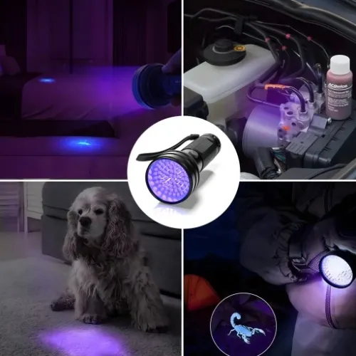 LATARKA UV LED TAKTYCZNA POLICYJNA AKUMULATOROWA SZPERACZ TESTER BURSZTYNU na Arena.pl