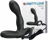 wibracyjny masażer prostaty pretty love barrack silikonowy wodoodporny usb
