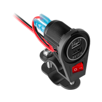 Ładowarka motocyklowa 2xUSB 3100 mA Peiying