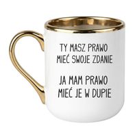 Elegant Biało-Złoty 330 ml