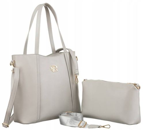 pojemna torba damska 2w1 ze skóry ekologicznej - rovicky na Arena.pl