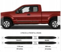 Ford F-150 - Listwy CZARNE Boczne Drzwi