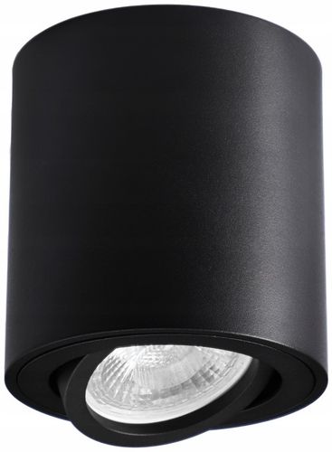 Oprawa Natynkowa Halogenowa Tuba LED GU10 ruchoma spot sufitowa czarna na Arena.pl