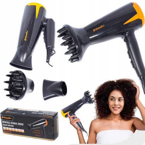 SUSZARKA DO WŁOSÓW RIWALL KINIA TURBO 90km/h +DYFUZOR +KONCETRATOR na Arena.pl