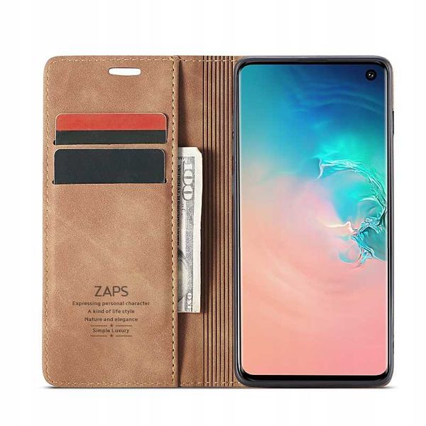 Spacecase Wallet Galaxy S10E Kawowy zdjęcie 7
