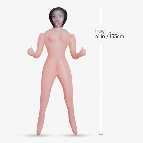 crushious alicia the bounty hunter ebony inflatable doll na Arena.pl