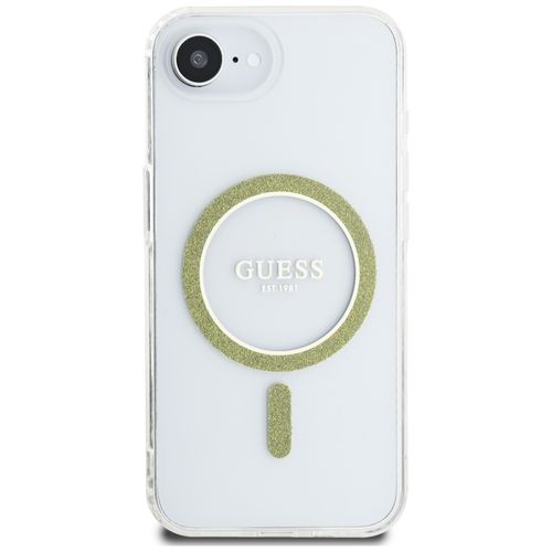 etui guess iml glitter circle magsafe do iphone 16e przezroczysty na Arena.pl
