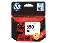 2 x Tusz do HP 650 CZ101AE CZARNY ORYGINALNY Deskjet