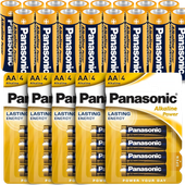 20x AA Baterie Alkaliczne PANASONIC LR6 Paluszki Bateria R6 Blister x5