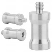 Adapter tuleja redukcja statywowa M6 na 1/4" aluminiowa do statywu 32 mm
