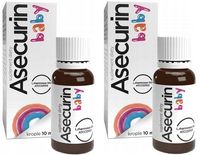 2x Asecurin Baby krople probiotyk dla dzieci 10ml