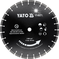 YATO TARCZA DIAMENTOWA DO PRZECINARKI 400mm/25,4mm DO KRAWĘŻNIKÓW BETONU