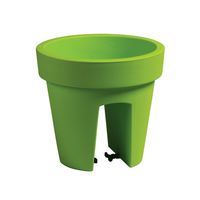 Doniczka poręcz balustrada okrągła Śred 24,5 cm Limonka