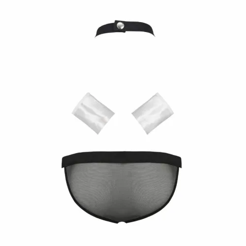 passion slip alfrojo s/m czarny - nowoczesna bielizna damska oeko-tex na Arena.pl