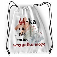 Plecak Urodziny 44 44Te Sportowy Szkolny Worek Z Nadrukiem Ze Zdjęciem