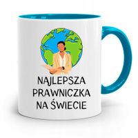 Kubek Błękitny Dla Prawnika Mecenasa Prezent Z Nadrukiem Ze Zdjęciem