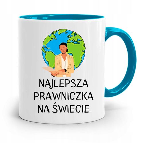 Kubek Błękitny Dla Prawnika Mecenasa Prezent Z Nadrukiem Ze Zdjęciem na Arena.pl