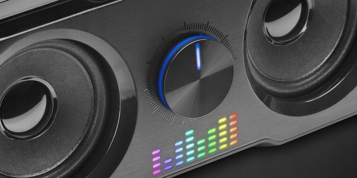 Głośniki Komputerowe 2 1 SOUNDWALL USB 16W LED RGB zdjęcie 4