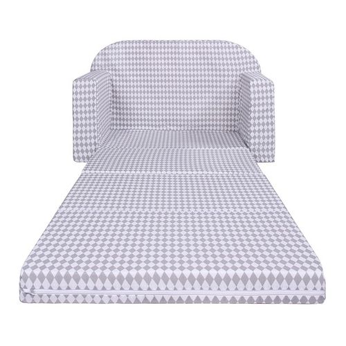 LULANDO Sofa Classic, Romby Szaro-Białe na Arena.pl