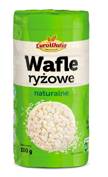 EUROWAFEL WAFLE RYŻOWE NATURALNE 100G zdjęcie 1