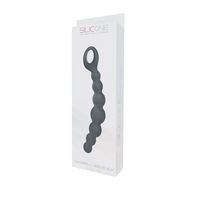 plug/kulki fallo anale caterpill ass silicone black