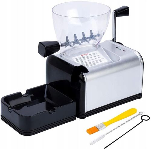 Elektryczna Nabijarka do Papierosów Tłokowa Maszynka Automatyczna Tytoniu na Arena.pl