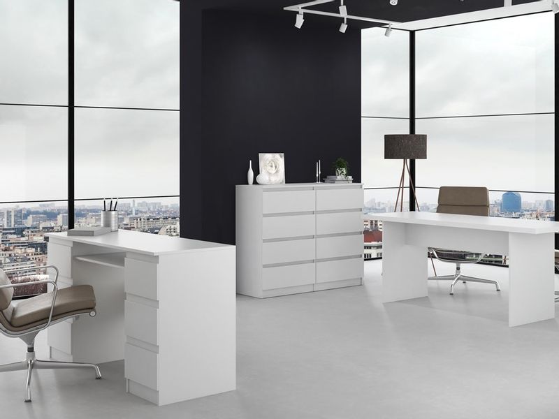 KOMODA MALWA M8 120 - BIEL zdjęcie 3