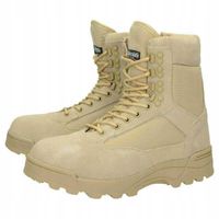 BUTY TAKTYCZNE WOJSKOWE OCHRONA BRANDIT Trekkingowe z Zamkiem COYOTE 47