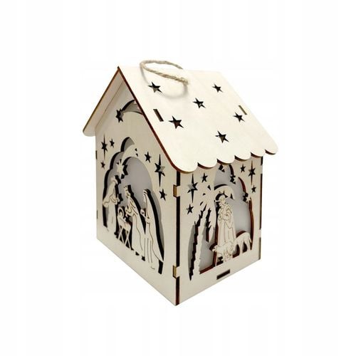 Lampion na Roraty lampion Adwentowy drewniany Lampion + LED Piękne Gwiazdki na Arena.pl