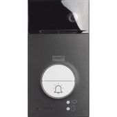 Czarny panel zewnętrzny N/T wideo Linia 3000 z kamerą szerokokątną i czytnikiem RFID Legrand 343093