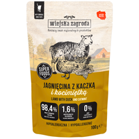 Wiejska Zagroda Karma mokra dla kota Jagnięcina z kaczką i kocimiętką 100g