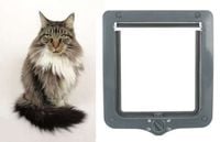 Drzwi klapka 4-Way XXL dużego kota Maine Coona 2,5