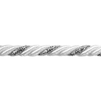 Sznur Fi - 7 / 2PF (1mb)  S - 001 (srebrny / perła)
