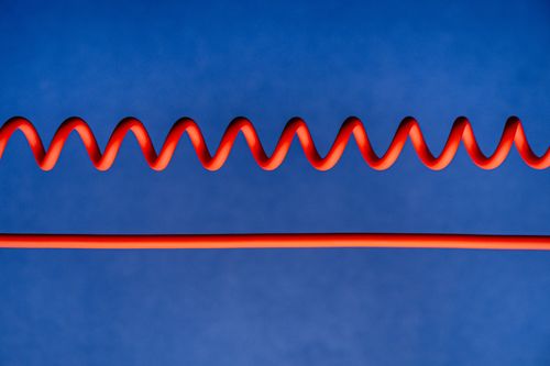 Kabel Newell USB-C - USB-C 100 W, 1,5 m, silikonowy, czerwono-granatowy na Arena.pl