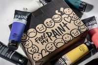 2 x Zestaw 6 farb akrylowych 120ml FeelMyPaint podstawowe kolory profesjona