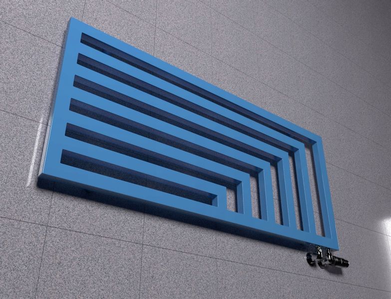 GRZEJNIK LAOS POZIOMY-PDV 52x80 NIEBIESKI zdjęcie 6