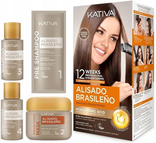 KATIVA ZESTAW Do Keratynowego Prostowania Włosów na Arena.pl