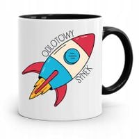 Kubek Czarny Prezent Dla Syna Odlotowy Synek Z Nadrukiem Ze Zdjęciem