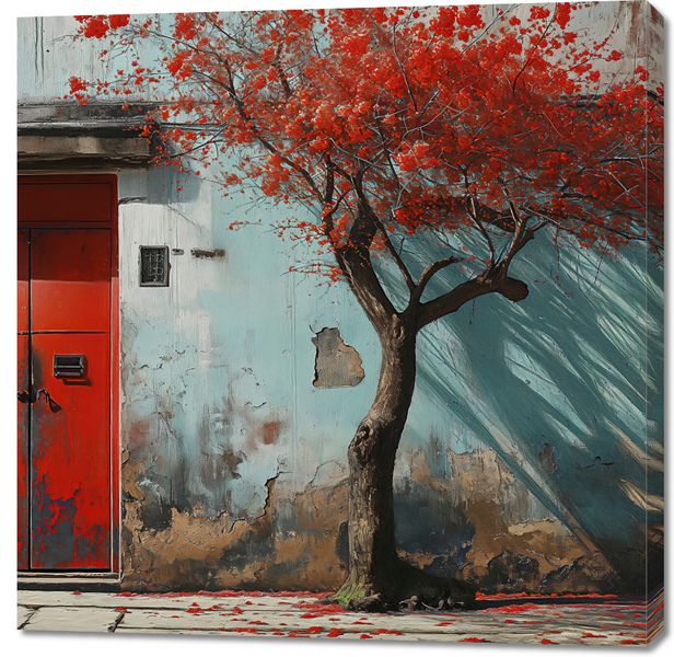 Obraz 100x100cm Widok Na Dawne zdjęcie 1