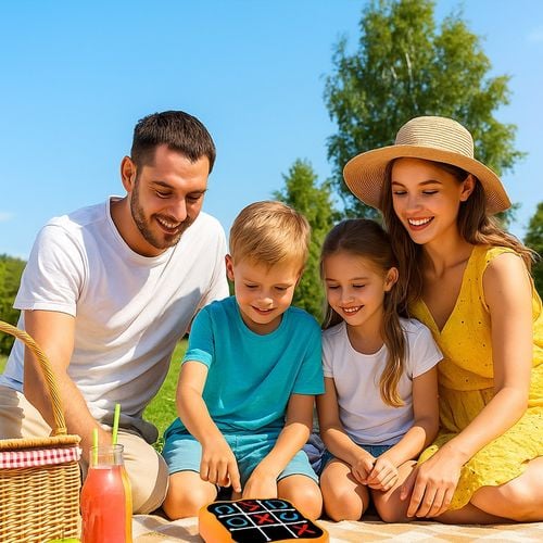 Gra elektroniczna kółko i krzyżyk logiczna umysłowa edukacyjna prezent 3w1 na Arena.pl