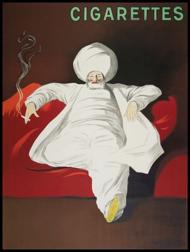 Plakat 75x100cm  Cigarettes, Cappiello Vintage do Salonu na Arena.pl